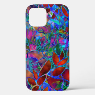 Floral Stained Glass iPhone 12 Case