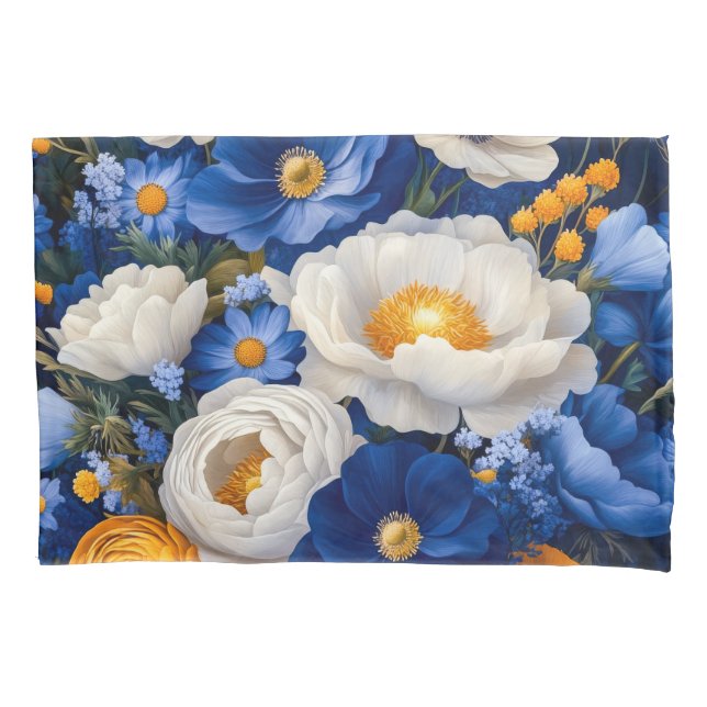 Floral Standard Single Pillowcase (Front)