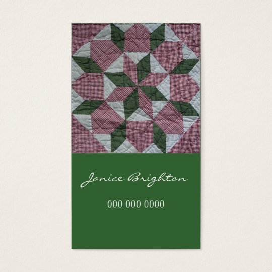 Floral Star Business Card