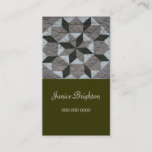 Floral Star Business Cards