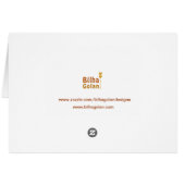 Floral Star of David Cards (Back Horizontal)