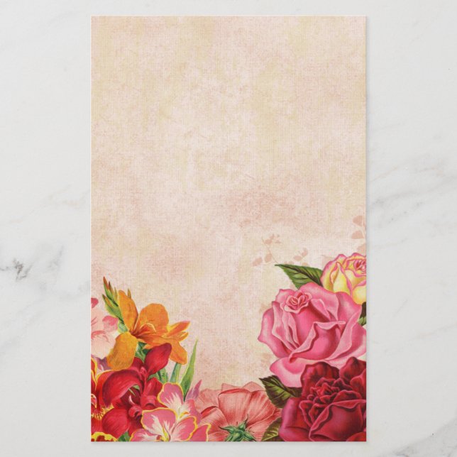 Floral Stationery (Front)