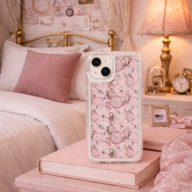 Floral Steampunk Clockwork - Cherry Blossoms Speck iPhone Case (Creator Uploaded)