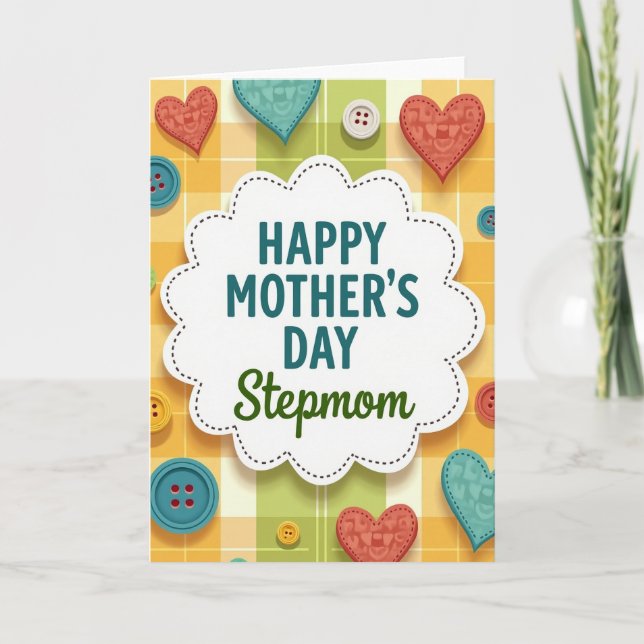 Floral Stepmom Gift Card (Front)