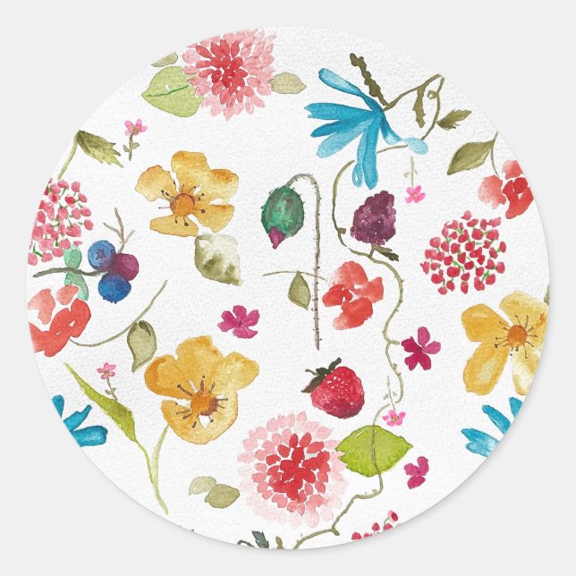 Floral sticker (Front)