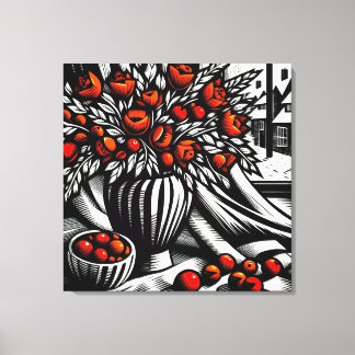 Floral Still Life Canvas Print