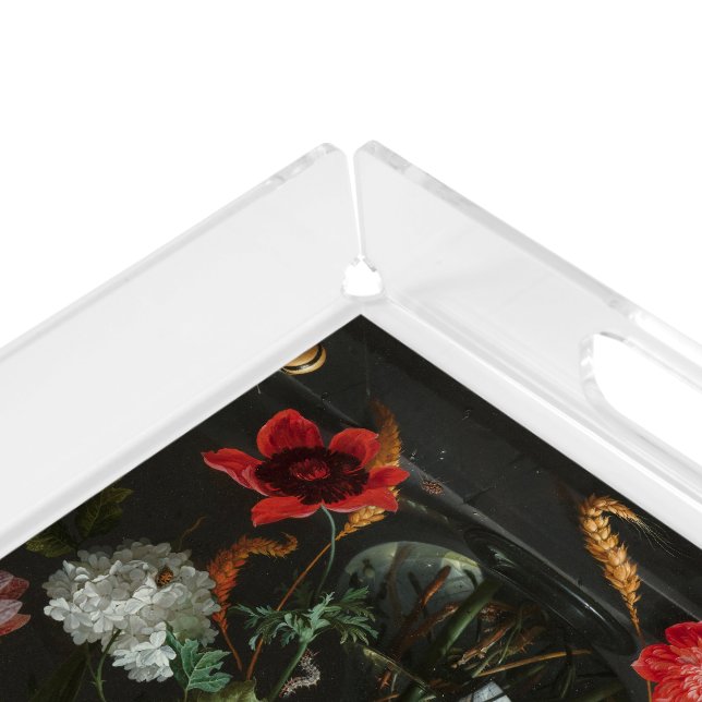 Floral Still Life Tray (Corner)