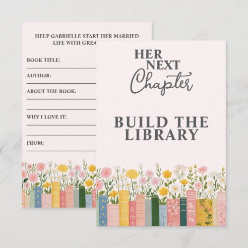 Floral Storybook Her Next Chapter Bridal Shower 