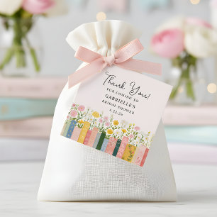 Floral Storybook Her Next Chapter Bridal Shower Favor Tags