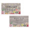 Floral String Lights Rustic Wood Salon Loyalty