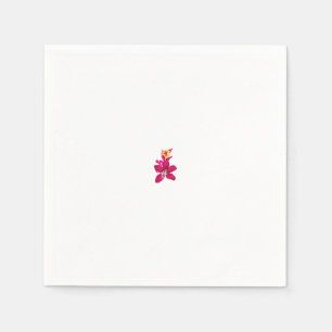 Floral Style, ArtyClick Crimson, Light Gold Napkins