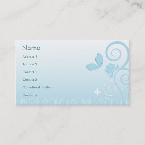 Floral Style Business Card Templates