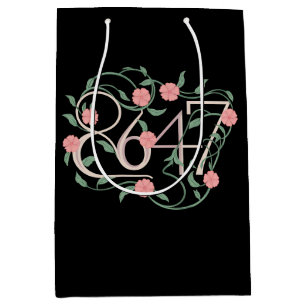 Floral Subtle Anti Trump 8647 86 47 Boho Medium Gift Bag