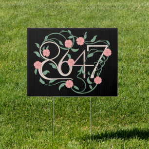 Floral Subtle Anti Trump 8647 86 47 Boho Sign