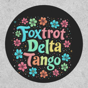 Floral Subtle Anti Trump 8647 Anti Maga  Patch