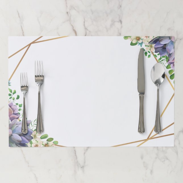 Floral Succulent Placemat (In Situ)