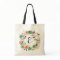 Floral Succulents Blush Peach Wreath Personalized