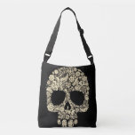 Floral Sugar Skull All-Over-Print Cross Body Bag