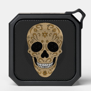 Floral Sugar Skull Dia de los Muertos Bluetooth Speaker