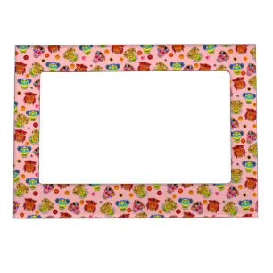 Floral Sugar Skull Magnetic Picture Frame