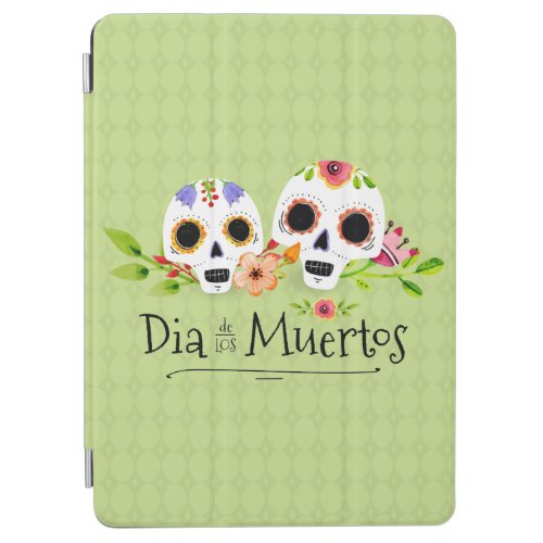 Floral Sugar Skulls Dia de Muertos  iPad Air Case