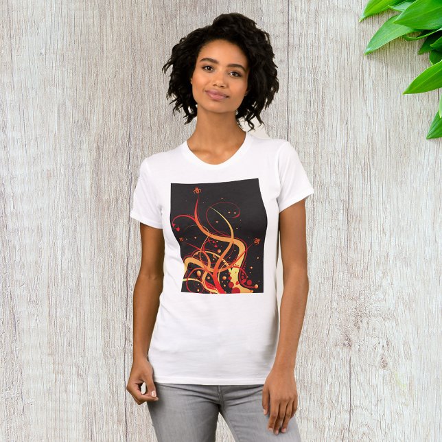 Floral Summer Glow Womens T-Shirt (Creator Uploaded)