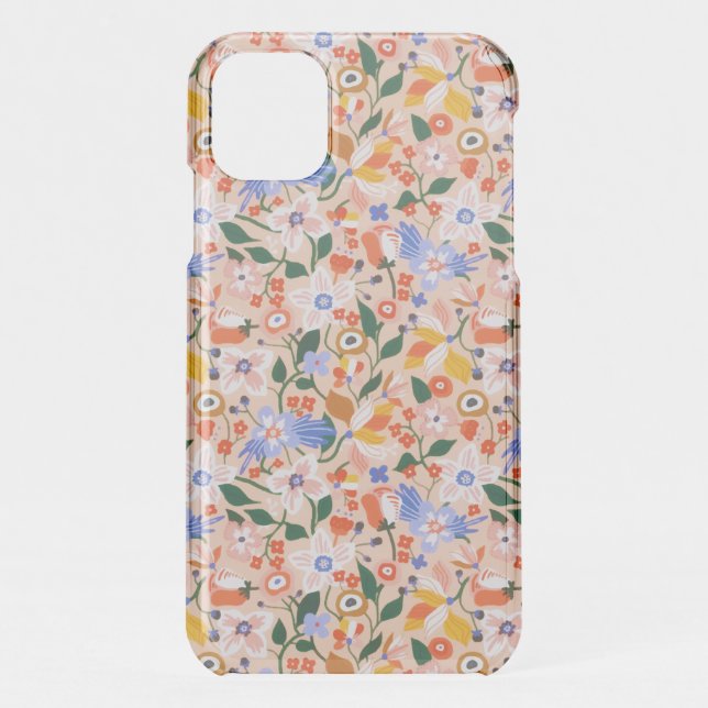 Floral Summer Wildflowers Blooming Garden Uncommon iPhone Case (Back)