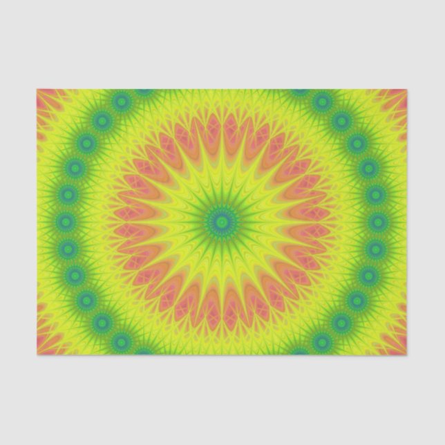 Floral sun tissue paper (Front)