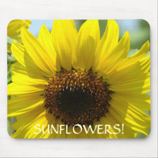FLORAL SUNFLOWERS Mousepad gifts Sun Flowers