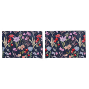Floral Surface Pattern Fashion Botanical           Pillow Case