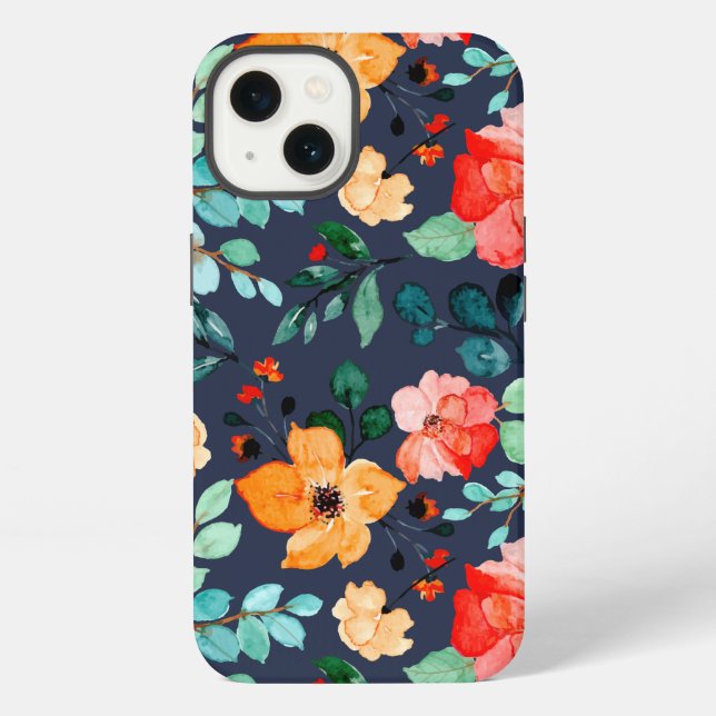 Floral Surface Pattern- Fashion Decorative Spring  Iphone Case (Back)