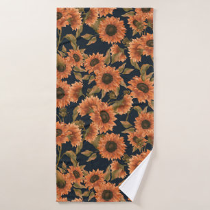 Floral Surface Pattern-Fashion Decorative Tropical Bath Towel