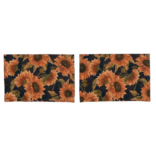 Floral Surface Pattern-Fashion Decorative Tropical Pillow Case (Front-Set)