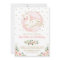 Floral Swan Princess / Peach Blush Gold Birthday