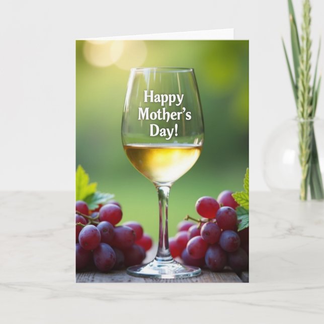 Floral Sweet Mothers Day Wish Card (Front)