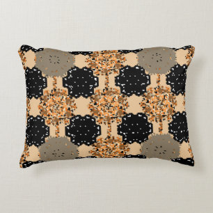 Floral sweet seamless background. Pretty vintage f Accent Pillow