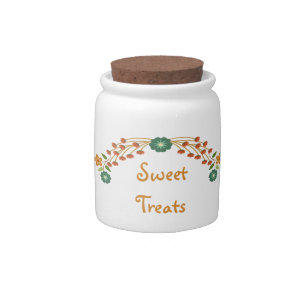 Floral Sweet Treats Jar