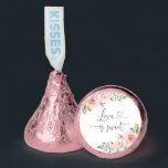Floral sweet wedding favors. Blush pink Hershey®'s Kisses®<br><div class="desc">Floral sweet wedding favors. Blush pink Hershey Kisses.
Matching items available.</div>