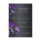 Floral Swirl RSVP With Jeweled Bow