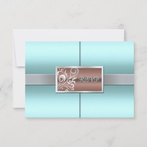 Floral Swirls Wedding RSVP