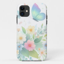 Floral Symphony 🌸🦋 iPhone 11 Case