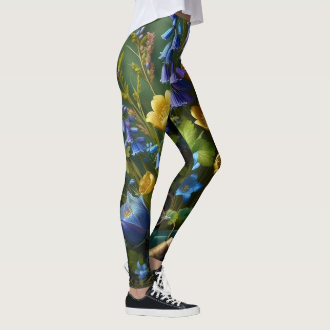 Floral Symphony Leggings (Right)