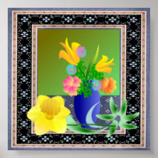 Floral Symphony Poster