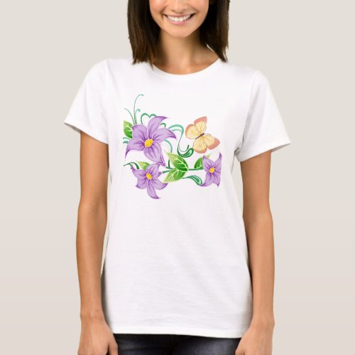 Floral t_shirt for girl