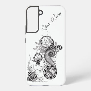 Floral Tangle Drawing -  Samsung Galaxy S22+ Case