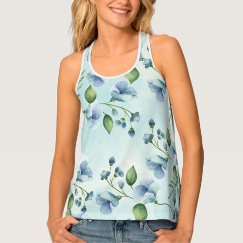 floral tank top