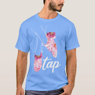 Floral Tap Dance Shoes T-Shirt