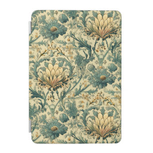 Floral Tapestry in Green and Gold iPad Mini Cover