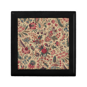 Floral Tapestry Needlework Flower Art Gift Box