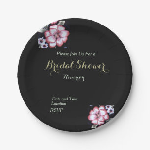 Floral Tapestry Paper Plates